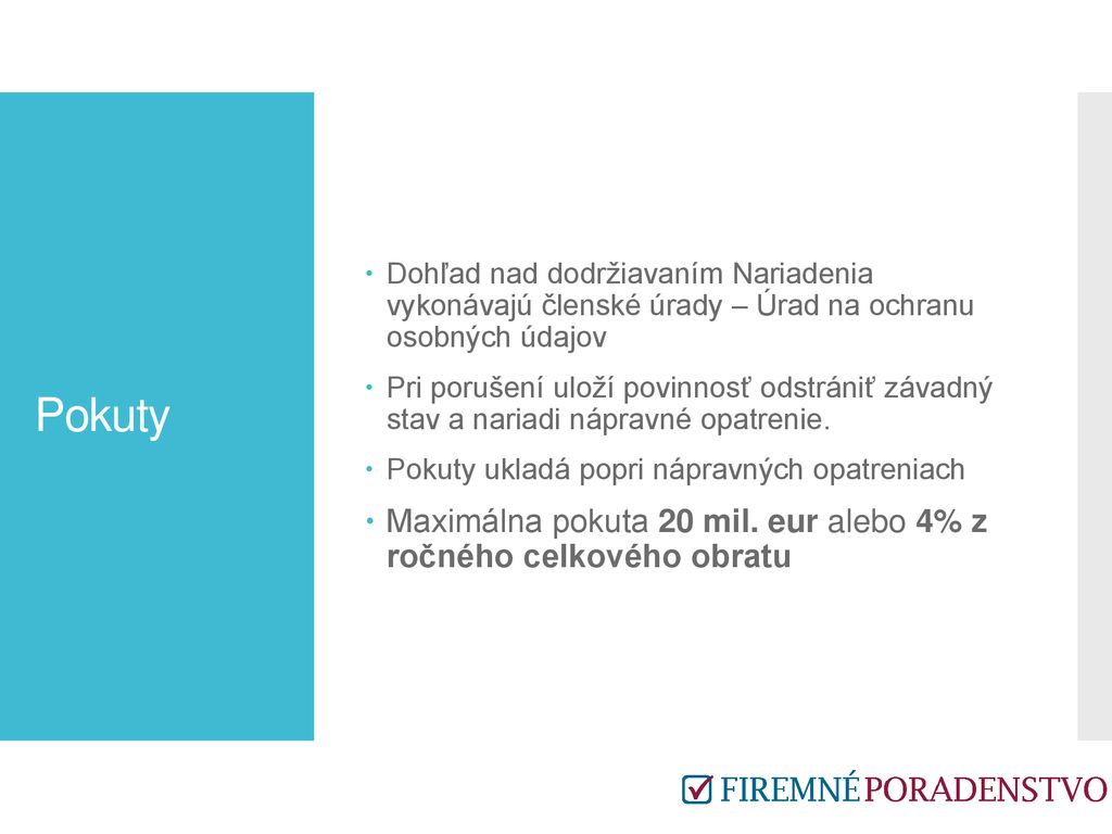 V Eobecn Nariadenie O Ochrane Osobn Ch Dajov Ppt St Hnout